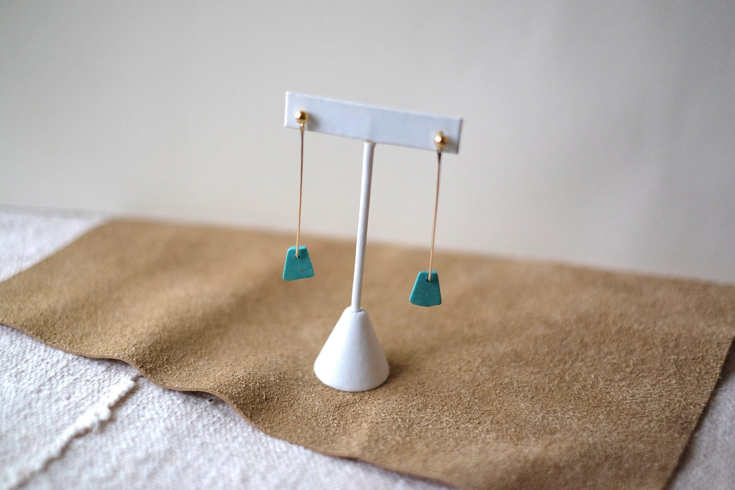 Mini Stone Drop Earrings