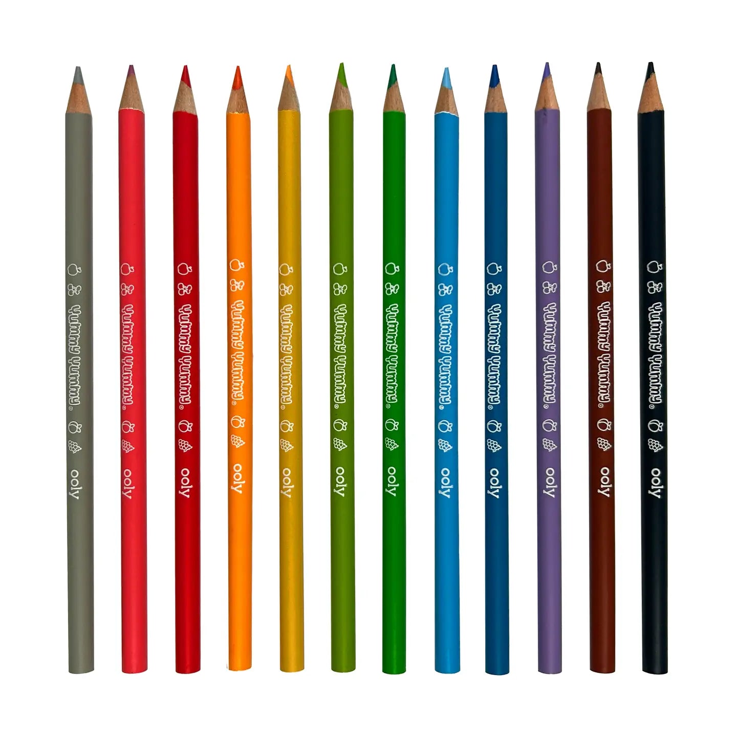 Yummy Yummy: Scented Colored Pencils, Set of 12