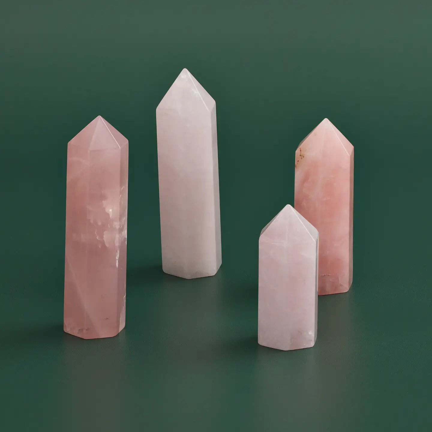 Rose Quartz Crystal Tower
