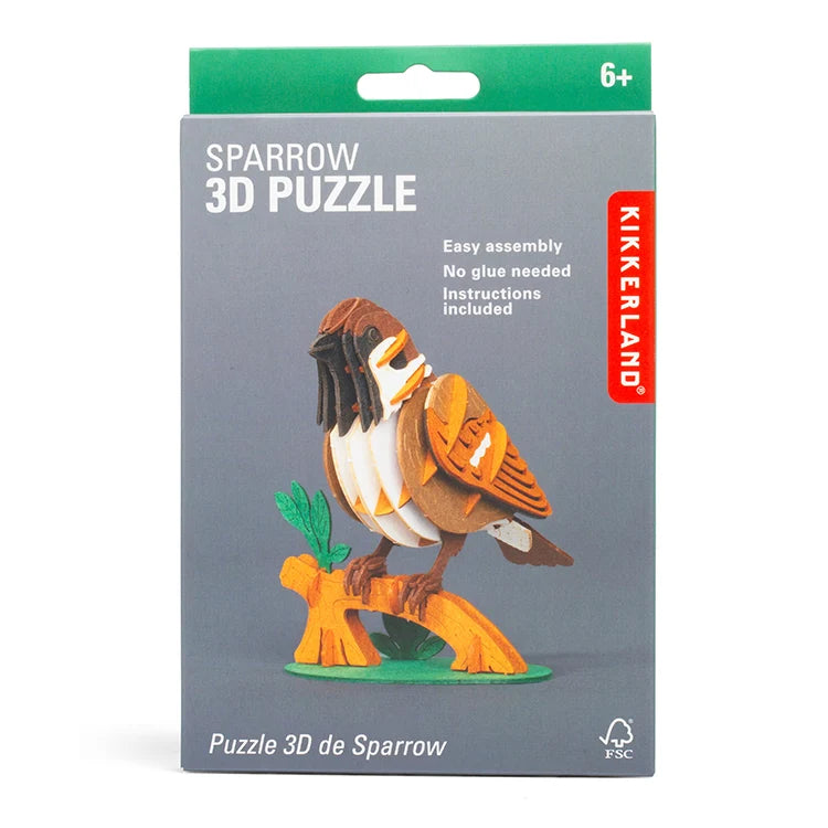 3D Sparrow Puzzle