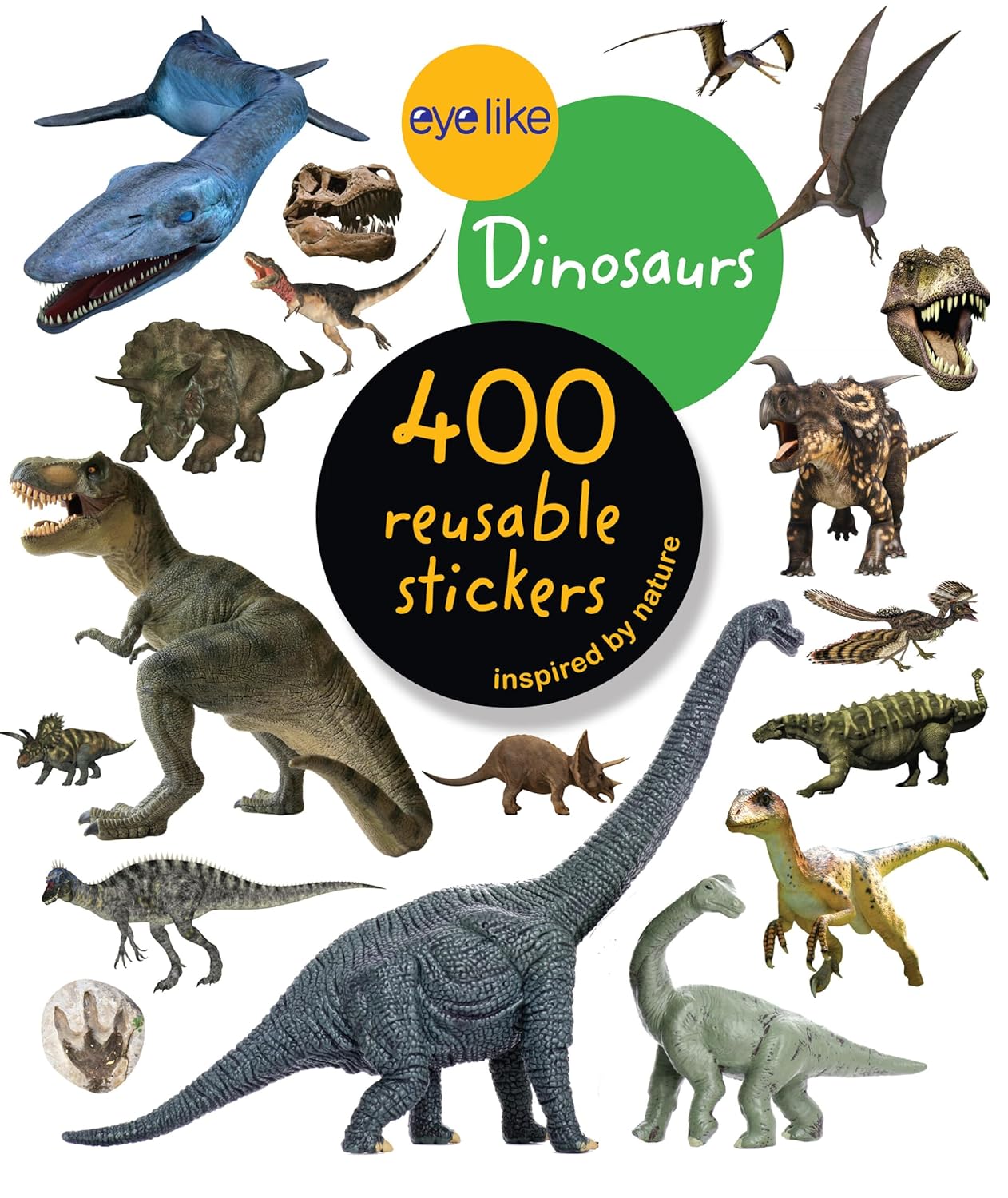 400 Reusable Stickers Book
