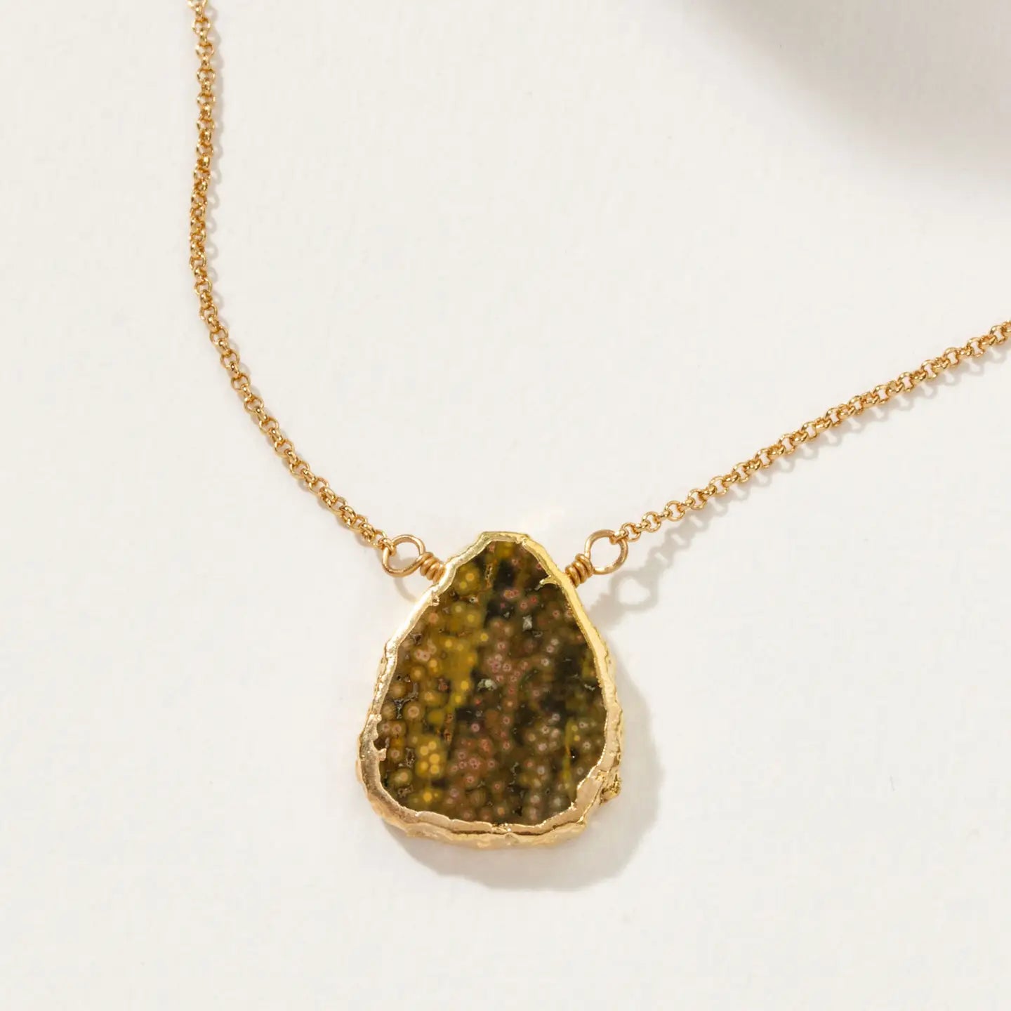 Earth, Wind, and Fire Stone Necklace