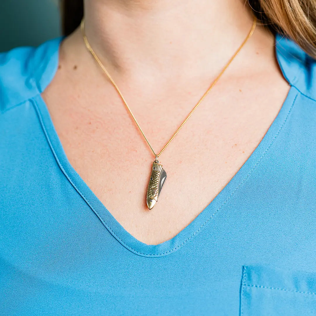 Fish Knife Necklace