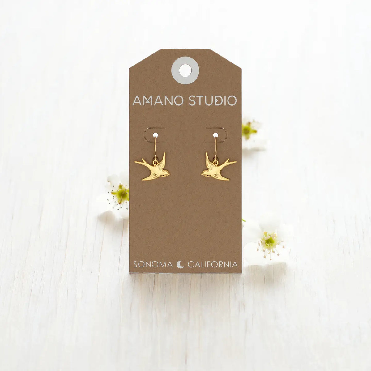 Swallow Bird Drop Earrings