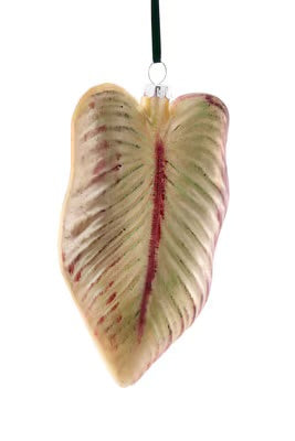 Glass Leaf Ornaments