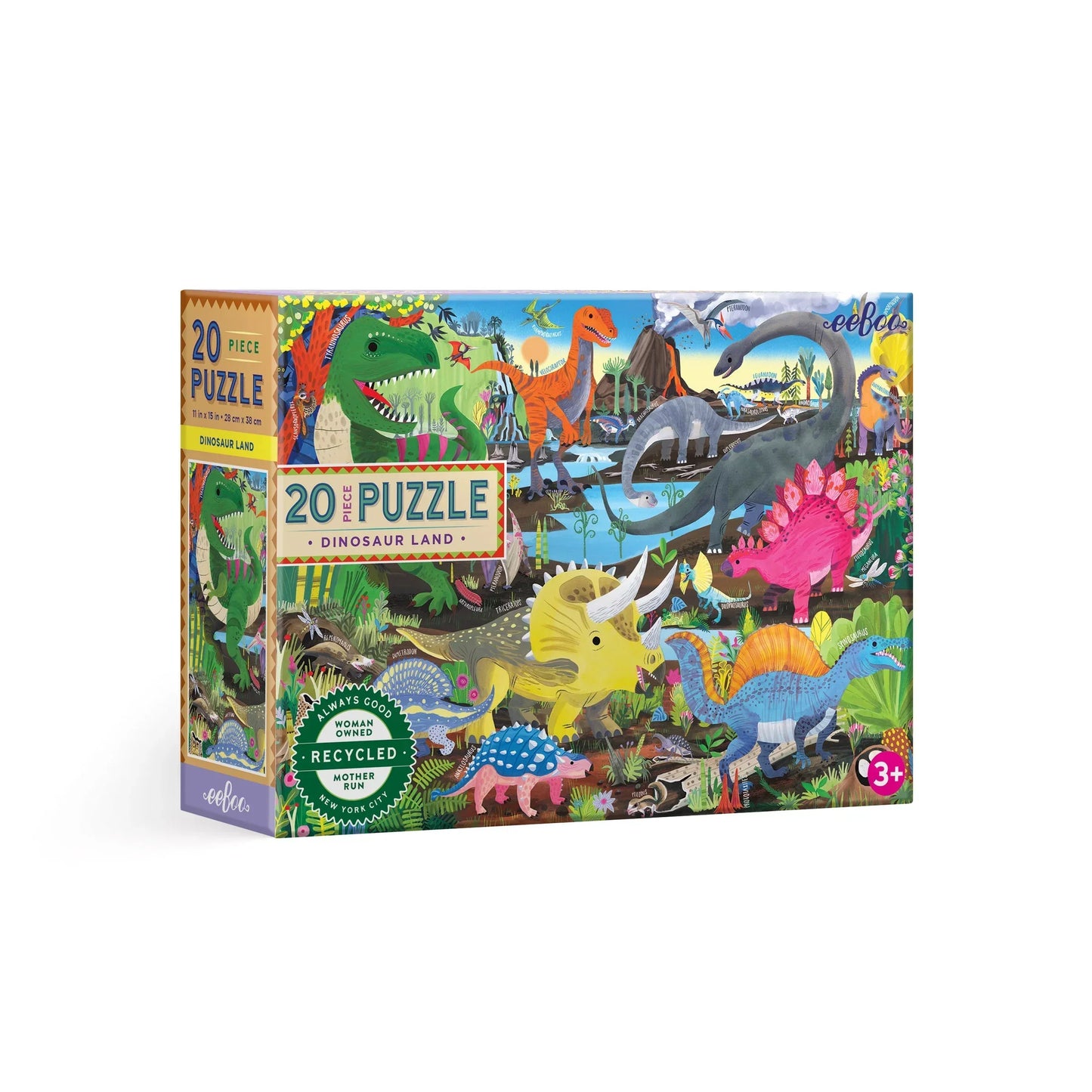 Land of Dinosaurs, 20 Piece Puzzle
