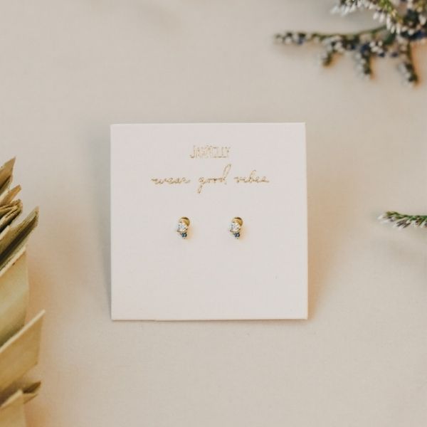 Socialite Sapphire Mini Stud