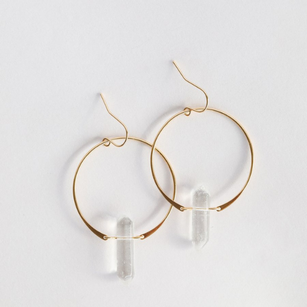 Crystal Hoops