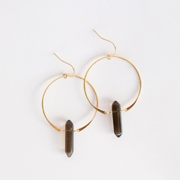 Crystal Hoops