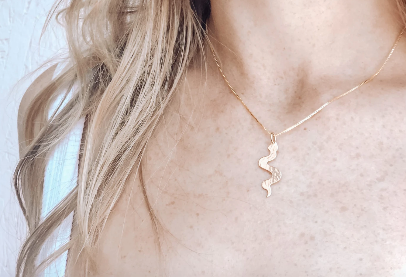 Gold Serpent Necklace