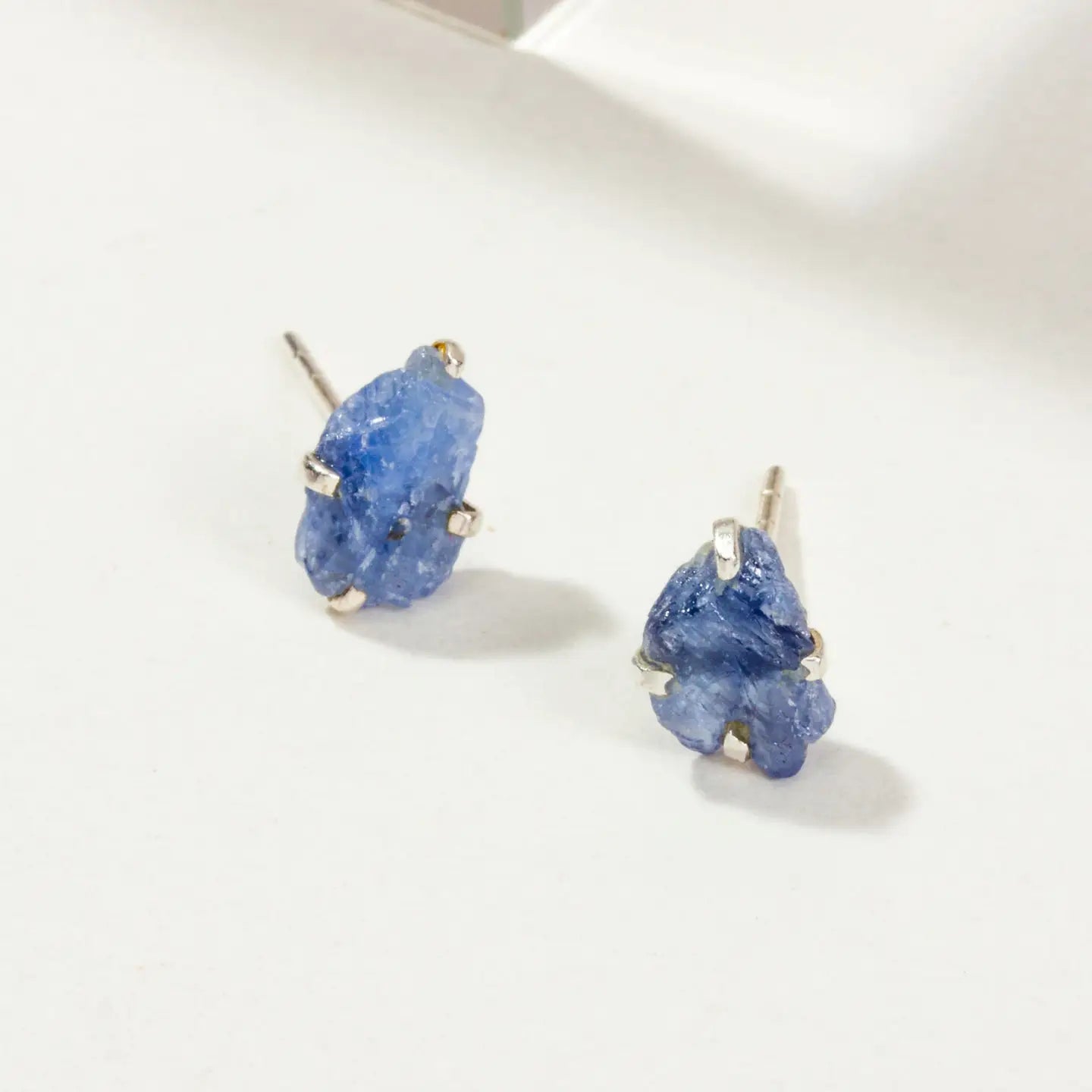 Raw Gem Post Earrings