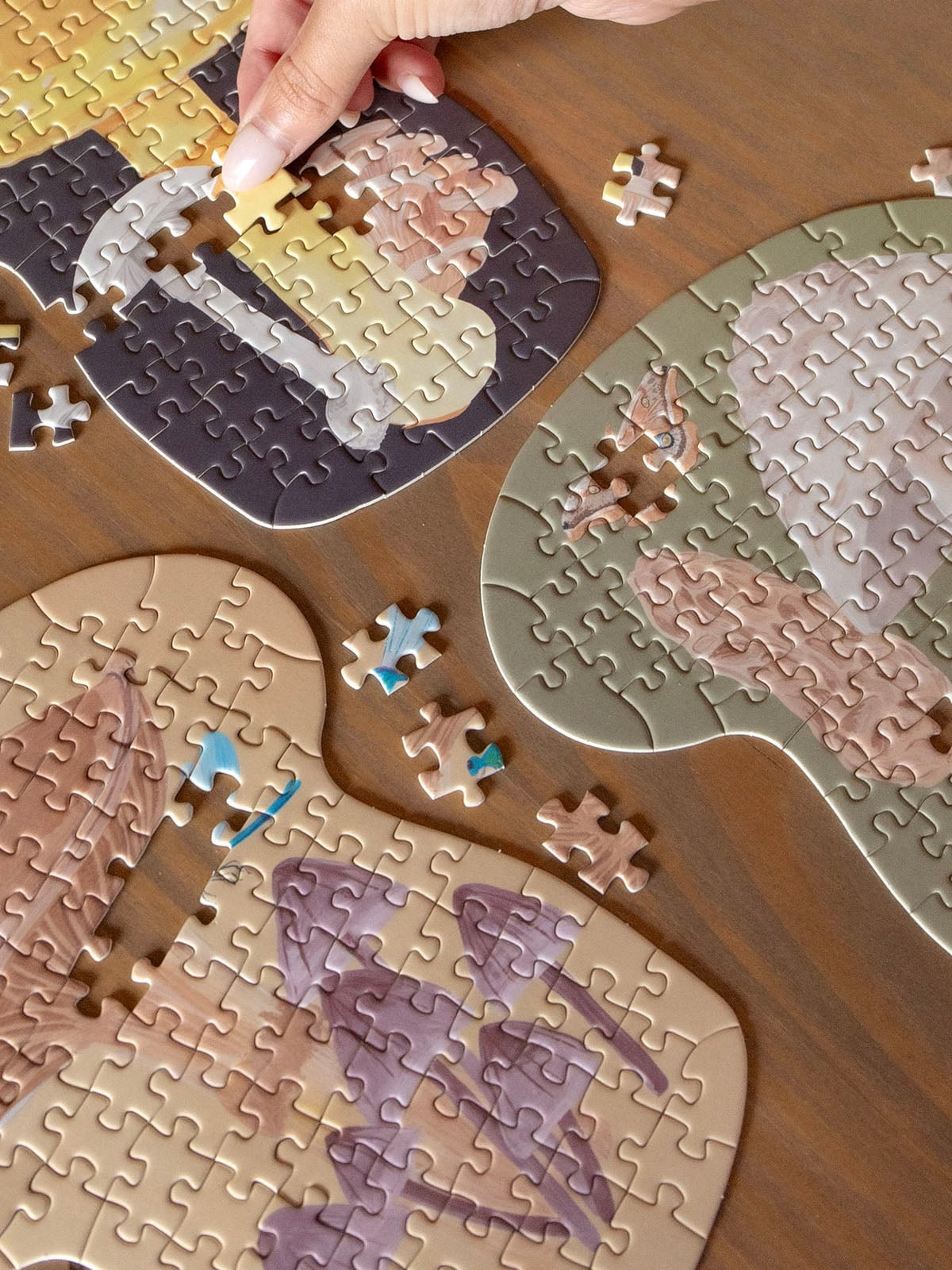 Midnight Flora & Fauna Set of 3 Puzzles