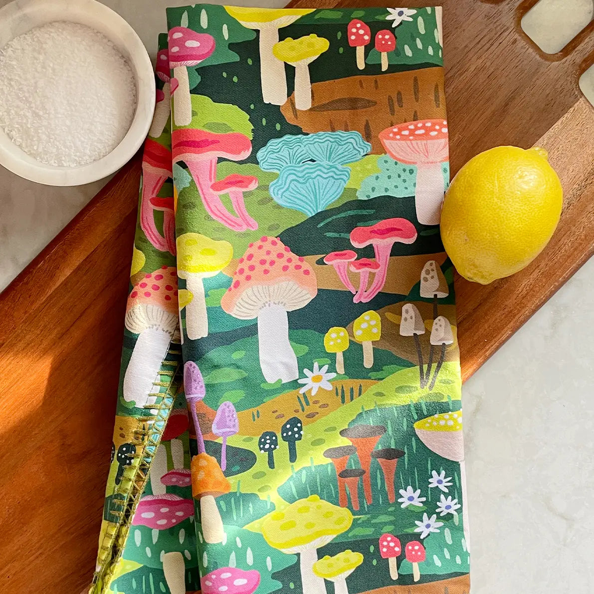 Mushroom Heaven Tea Towel