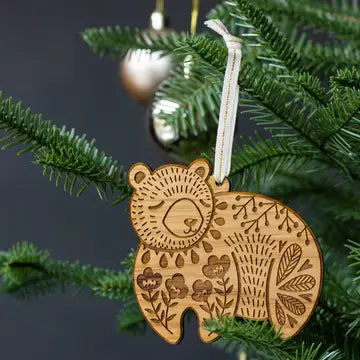 Animal Wooden Ornaments