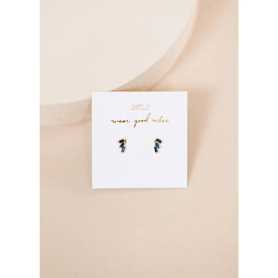 Offset Trio Stack Earrings