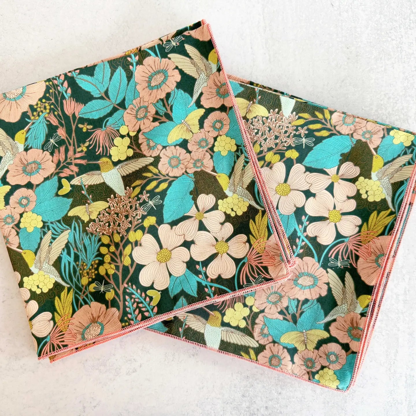 Hummingbirds At Twilight Cloth Napkins