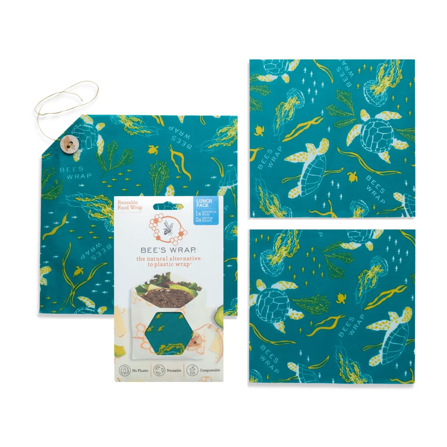 Bee's Wrap Lunch 3 Pack