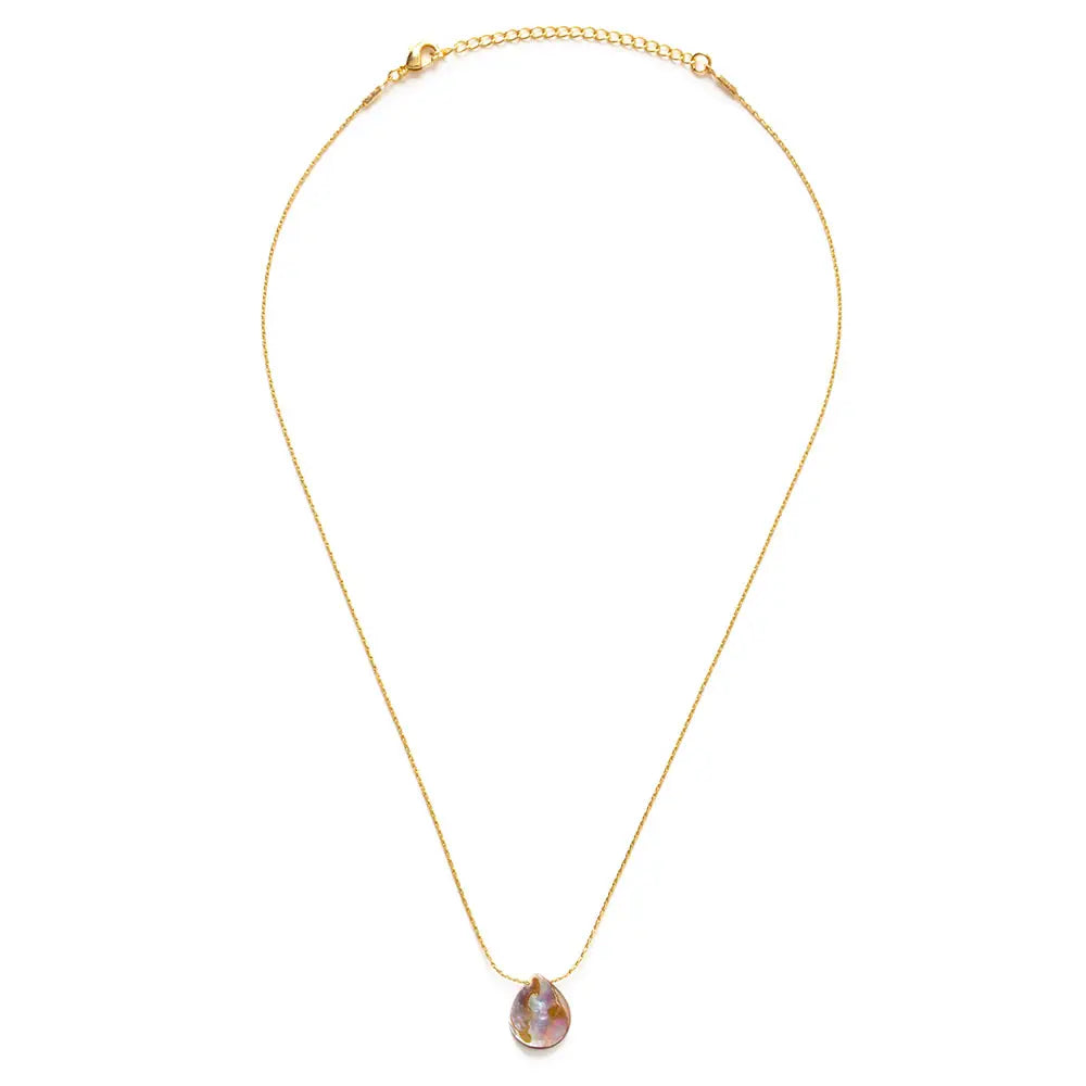 Abalone Teardrop Necklace