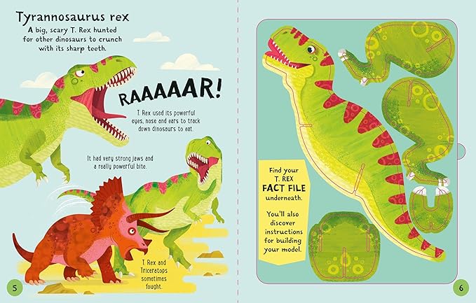 Slot-Together Dinosuars Book