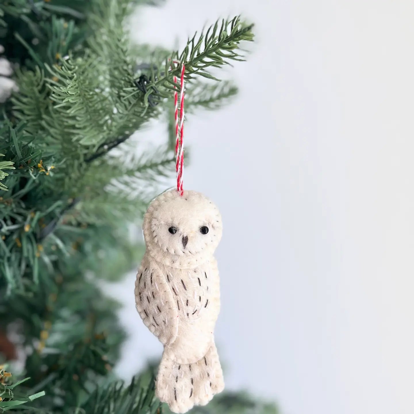 Felt Owl Ornaments