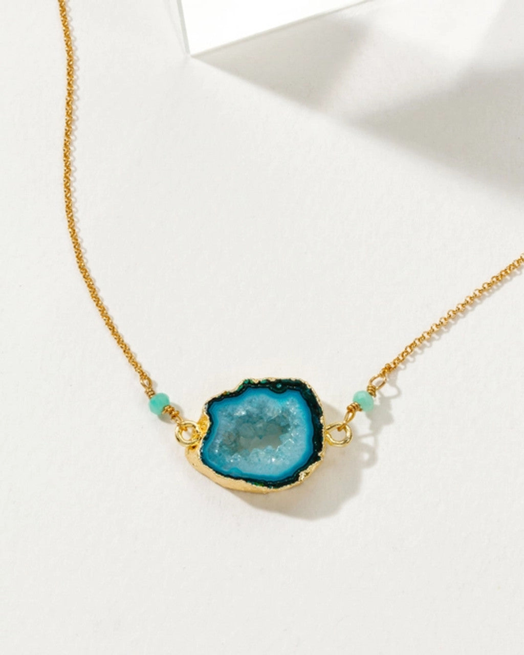 Earthly Geode Necklace