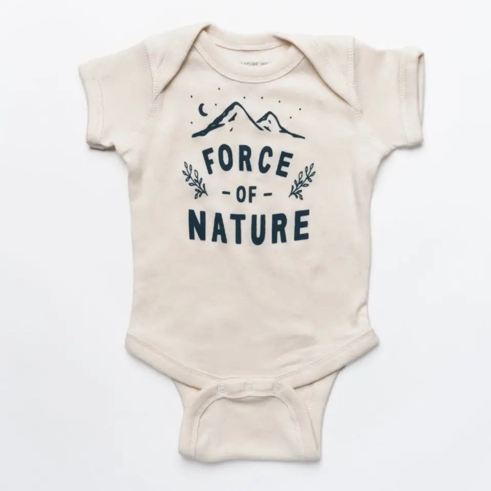 Force of Nature Baby Onesie