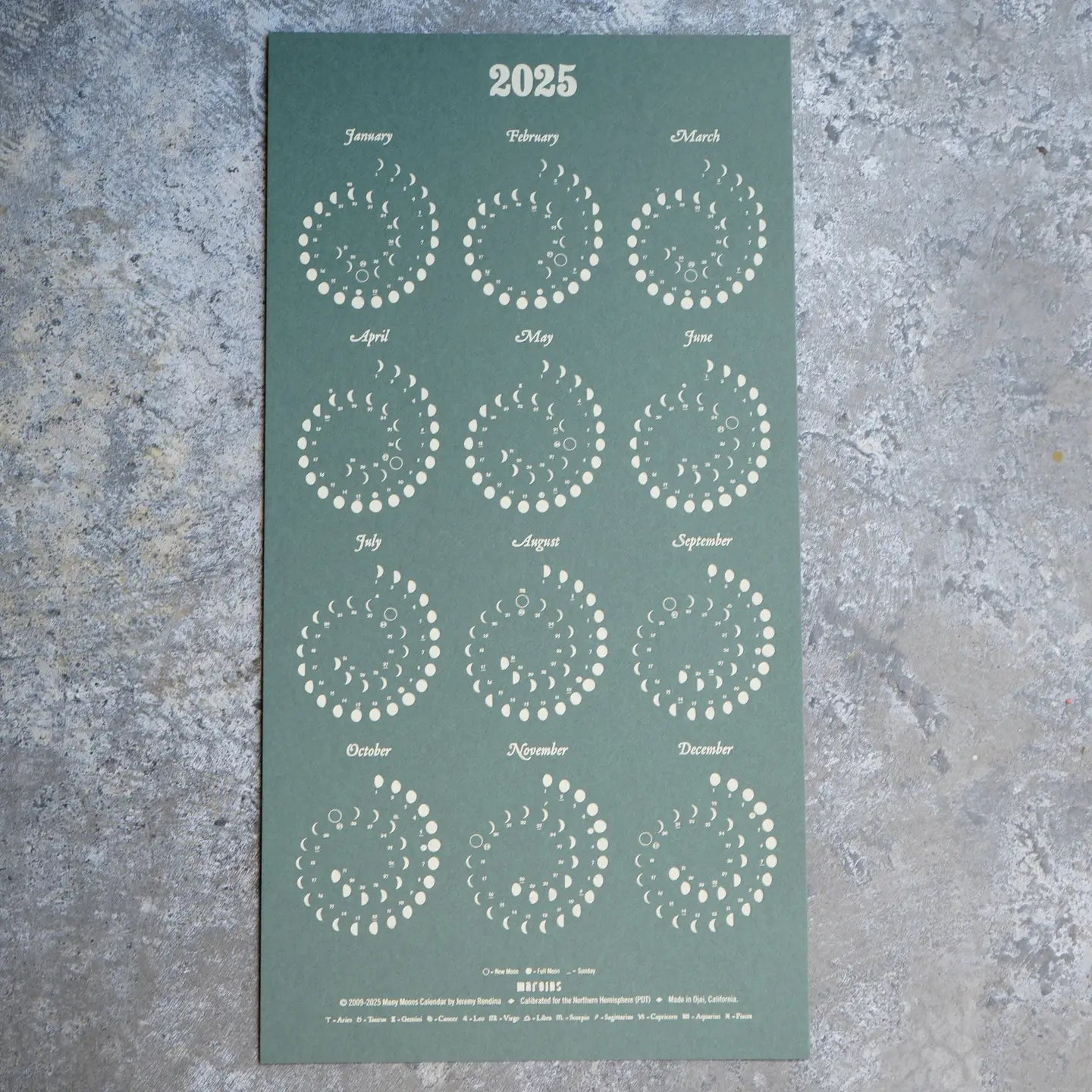 2025 Moon Calendar