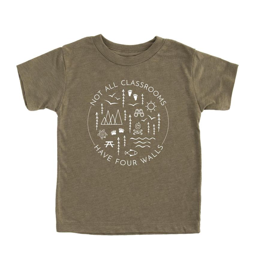 Not All Classrooms Have Four Walls Kids T-Shirt