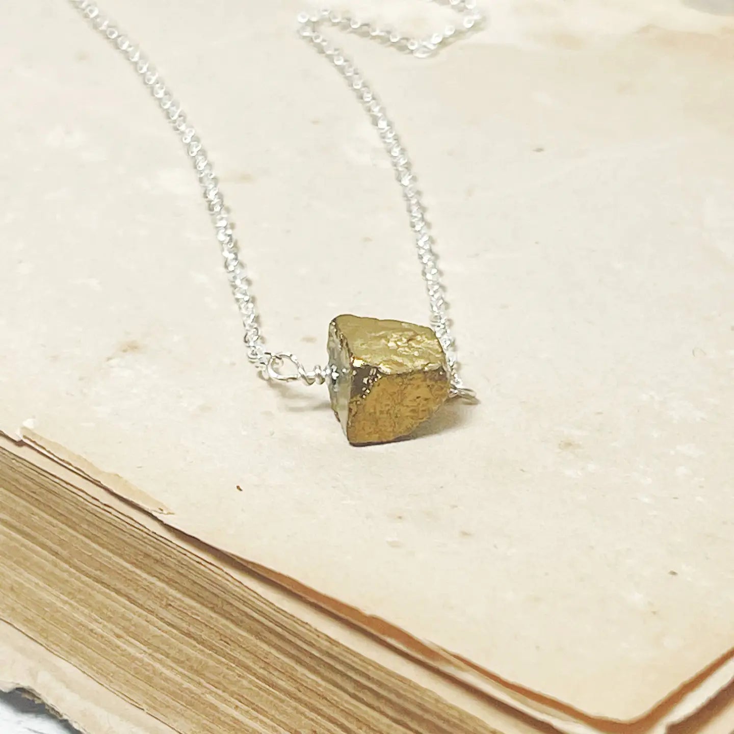 Pyrite Nugget Necklace