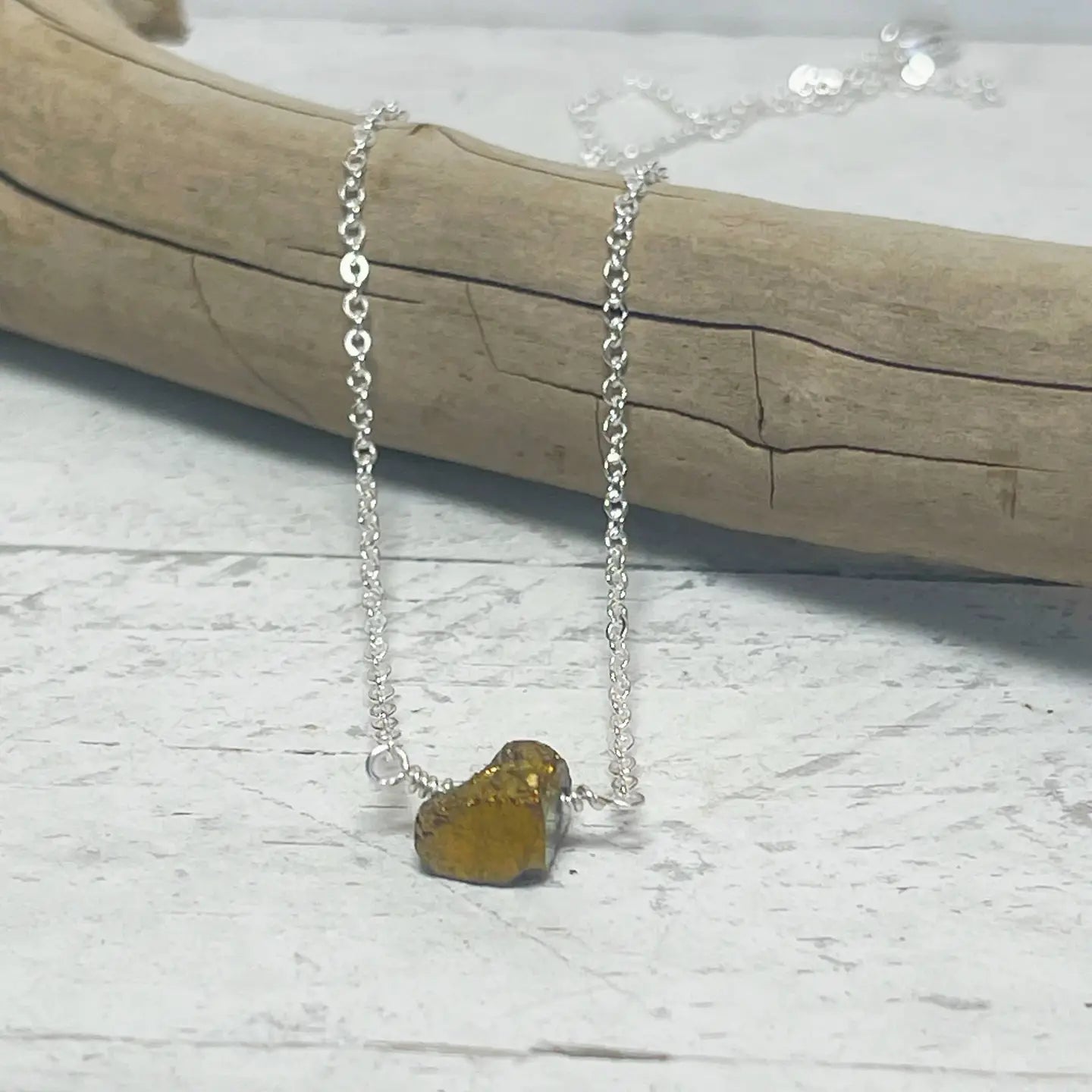 Pyrite Nugget Necklace