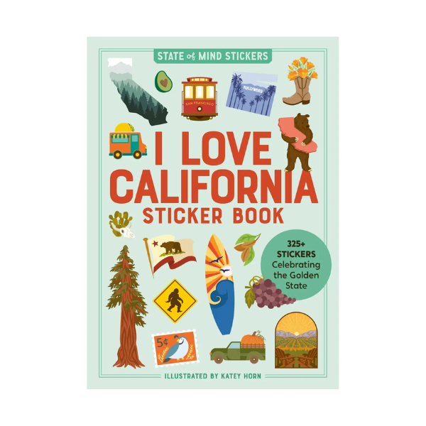 I Love California Sticker Book