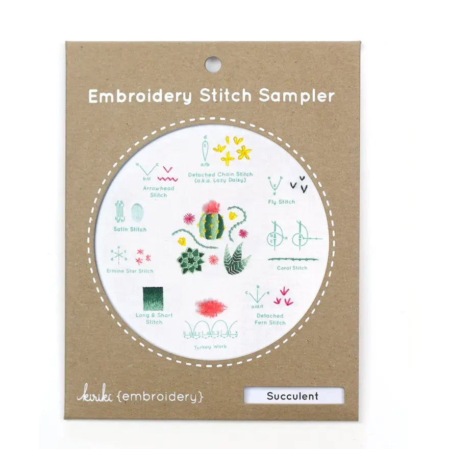 Embroidery Stitch Sampler
