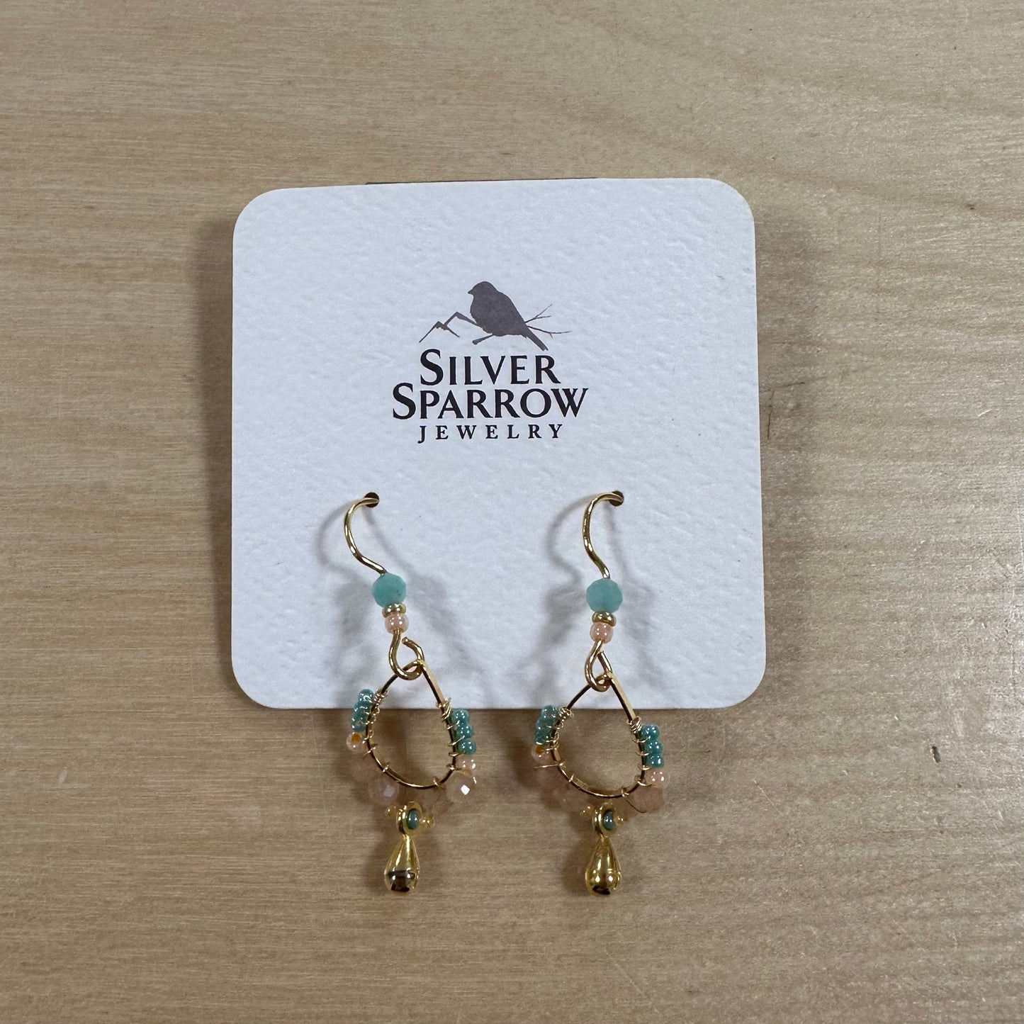 Woven Teardrop Earrings