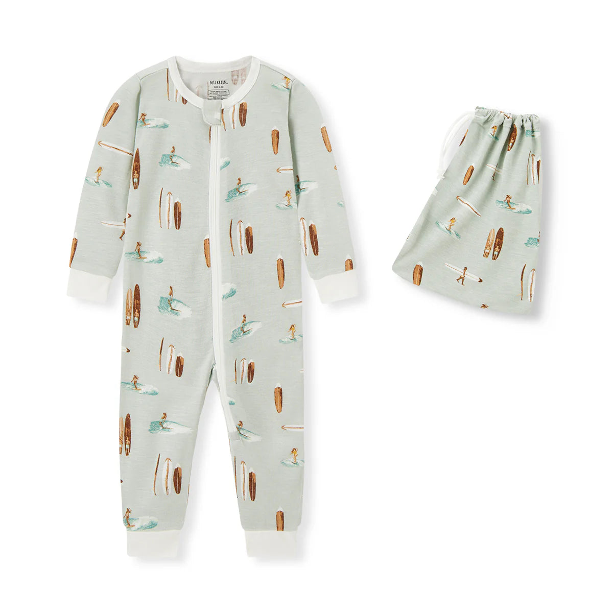 Bamboo Zipper Pajamas