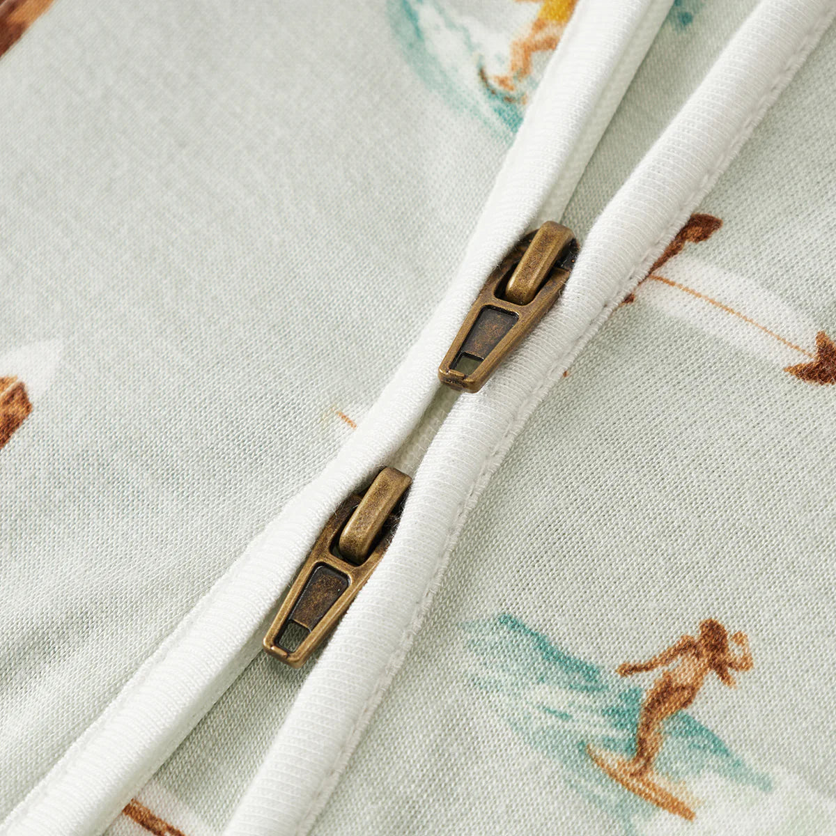 Bamboo Footed Zipper Romper