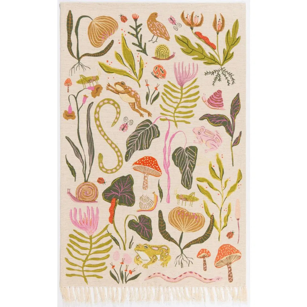 Embroidered Dish Towel