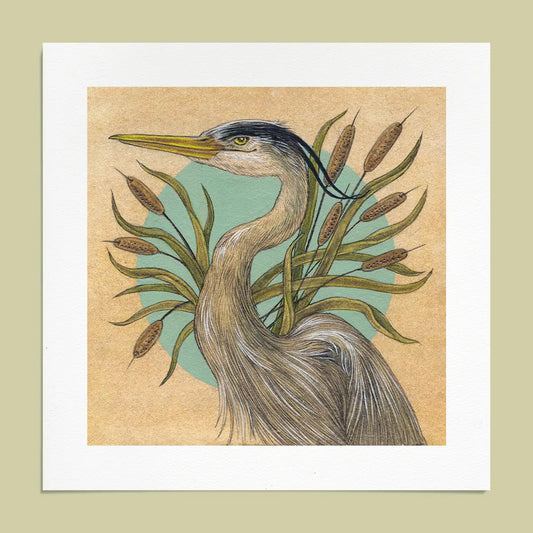 Heron Giclee Print