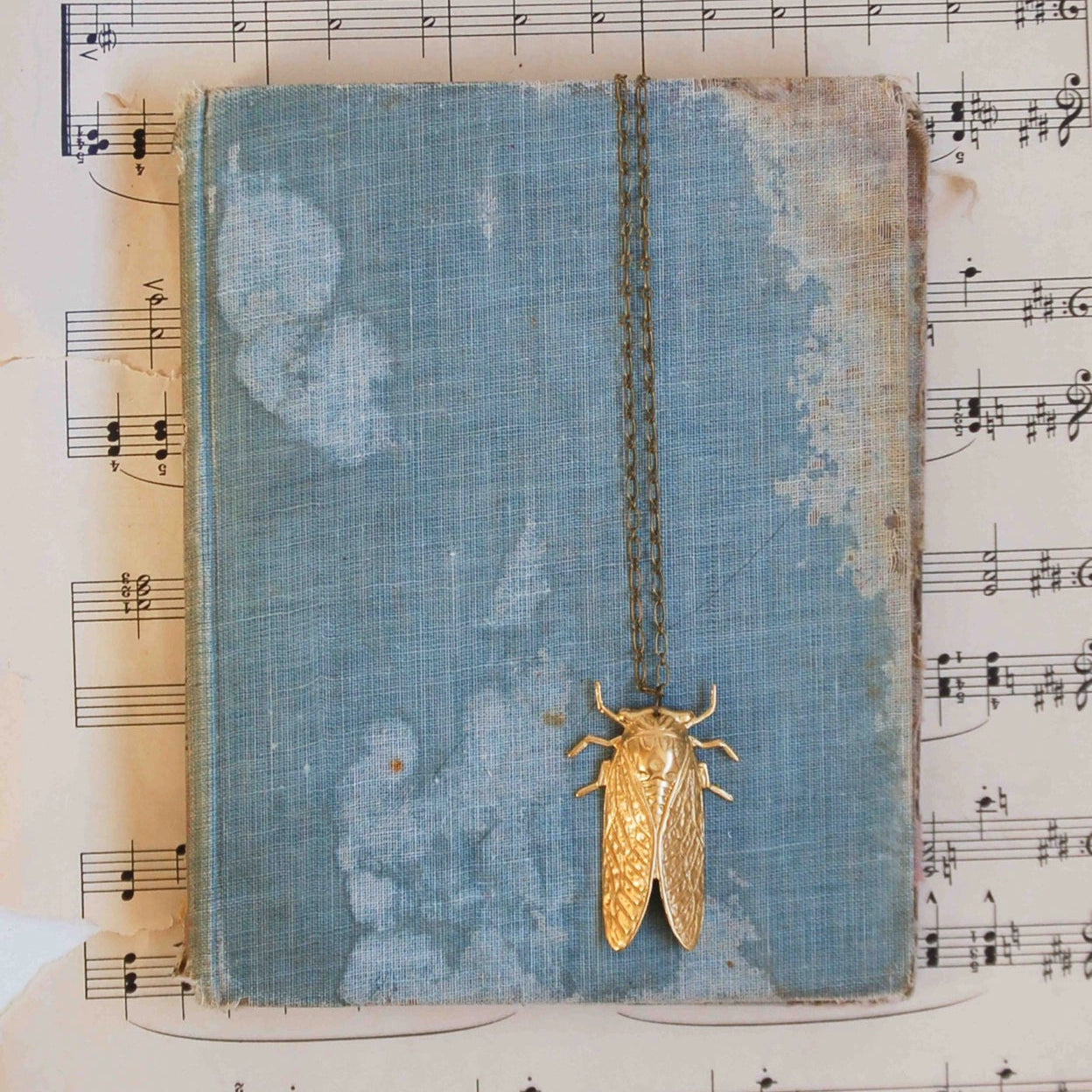 Cicada Pendant Necklace