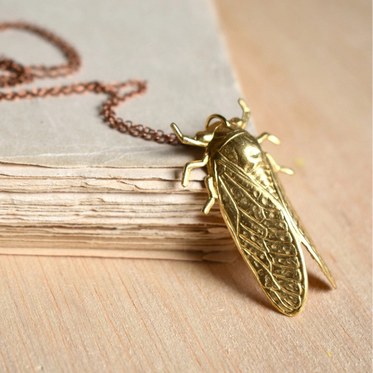 Cicada Pendant Necklace