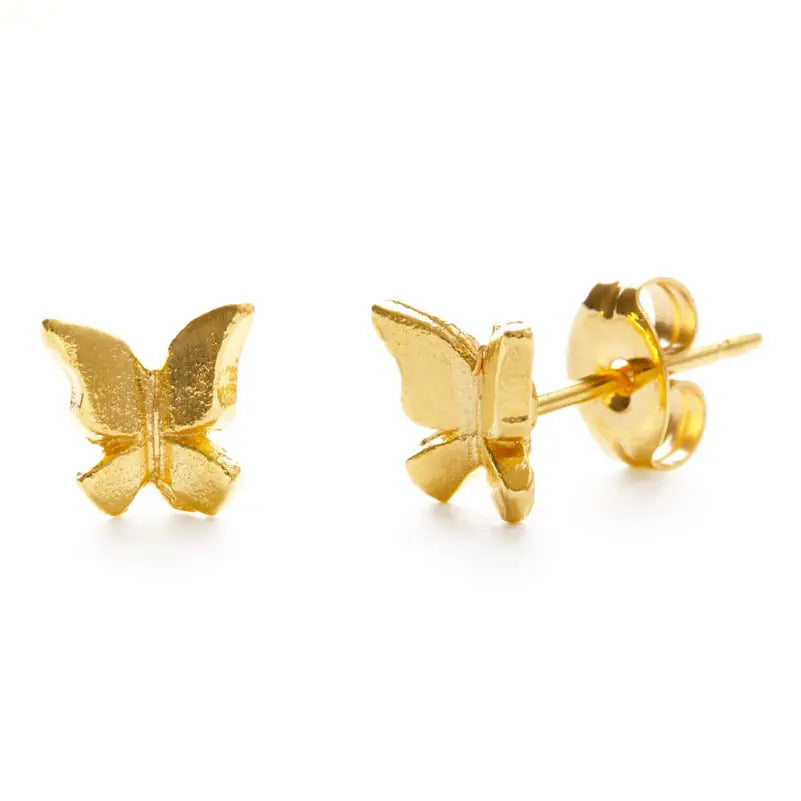 Tiny Butterfly Stud Earrings
