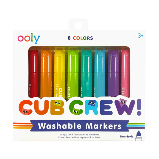 Cub Crew Washable Markers, Set of 8