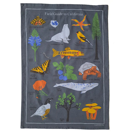 Field Guide To California Tea Towel