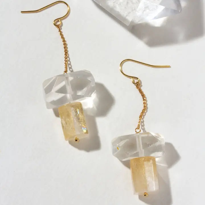 Sun & Stone Earrings