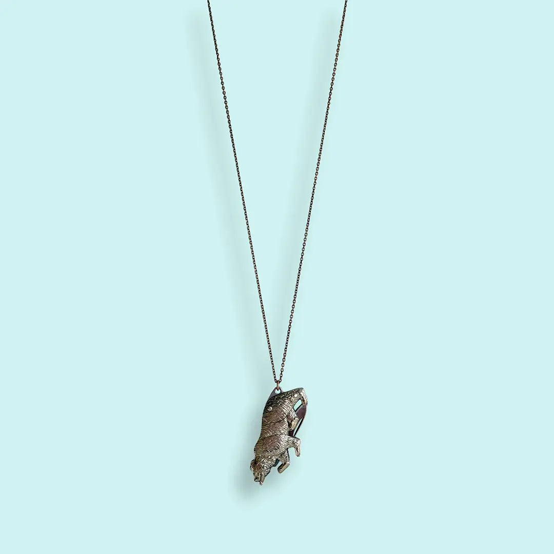 Bear Knife Necklace