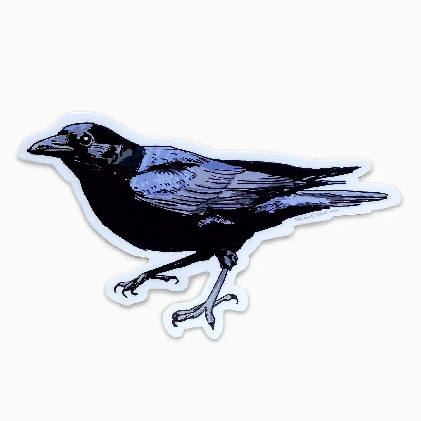Blackbird Letterpress Sticker