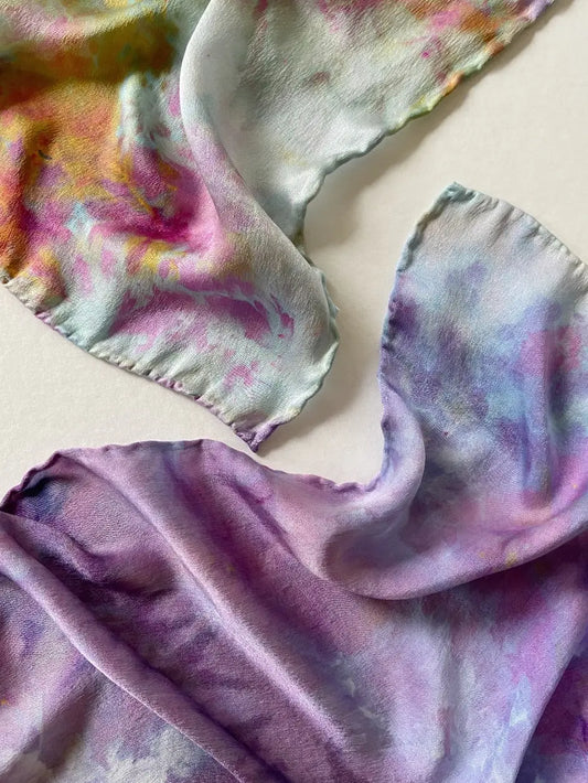 Hand Dyed Silk Scarf