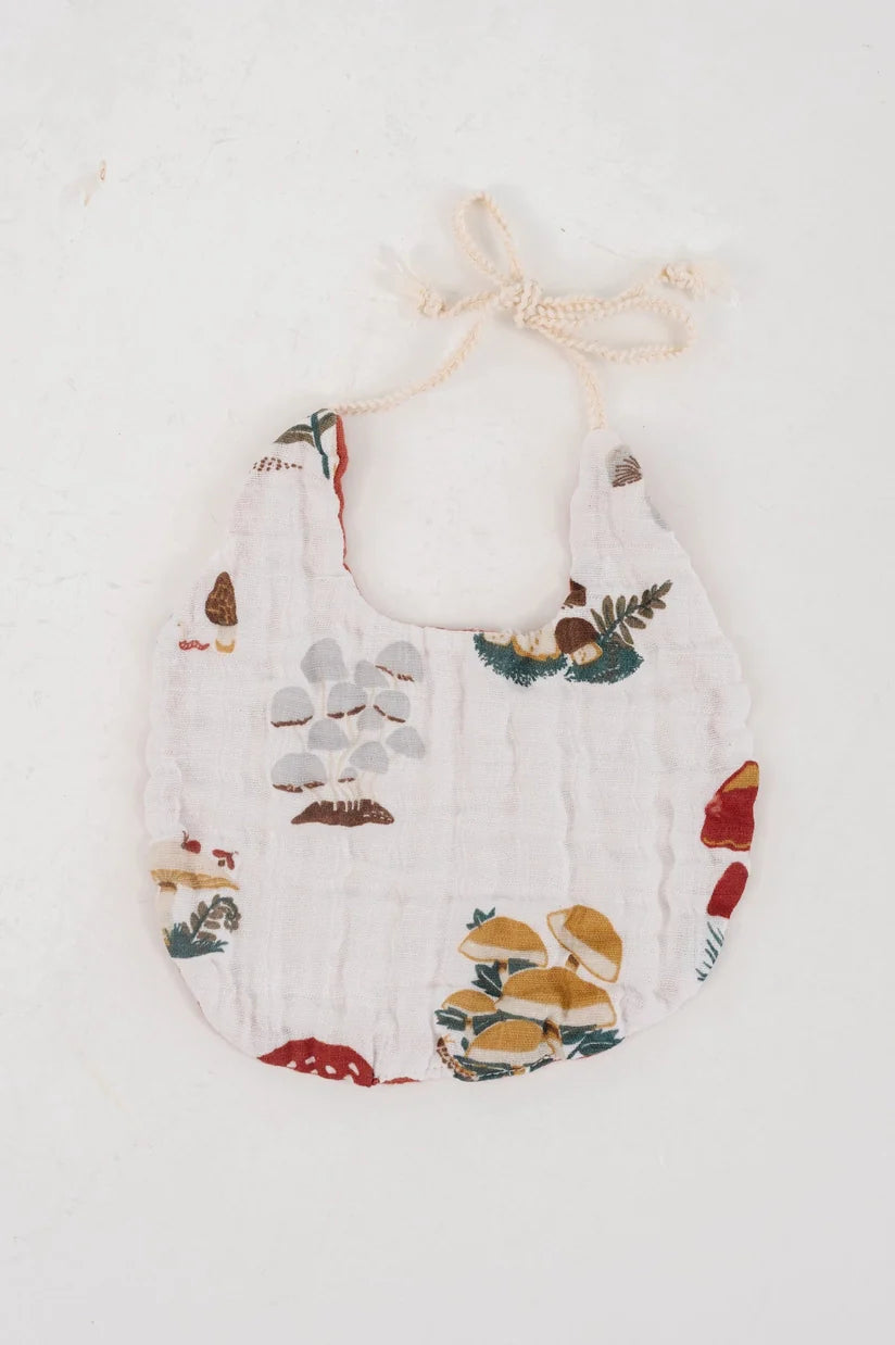 Cotton Mushroom Bib