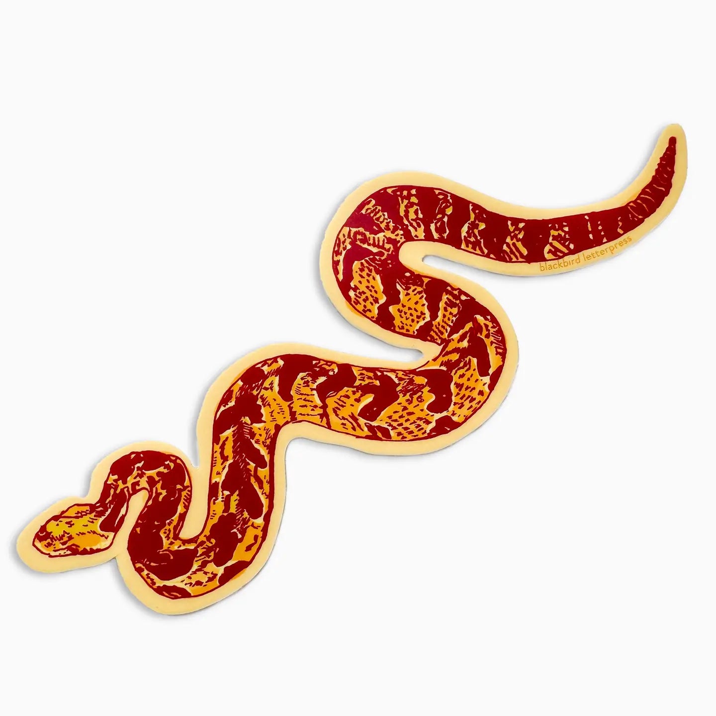 Blackbird Letterpress Sticker