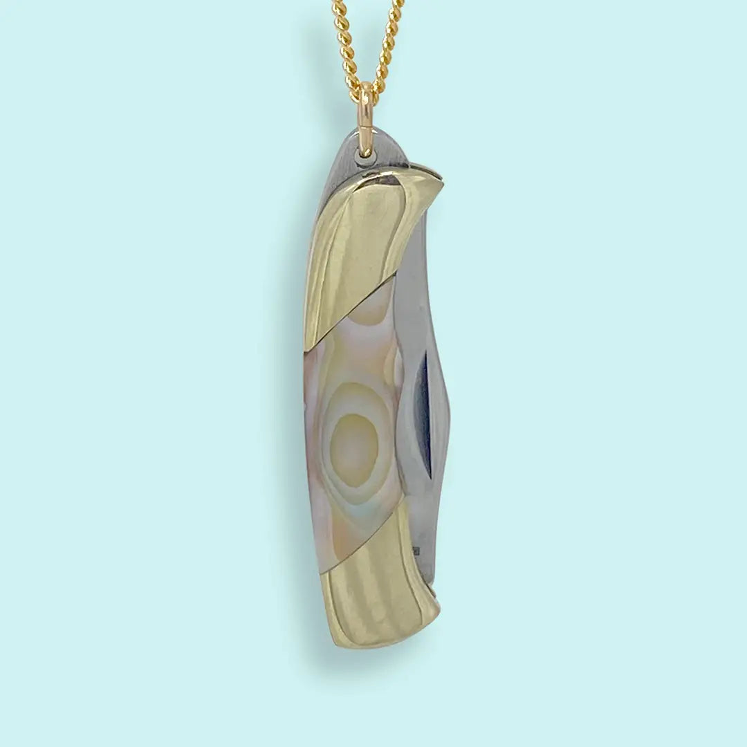 Shell Handled Knife Necklace