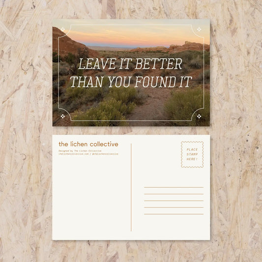 Better Than You Found It Postcard